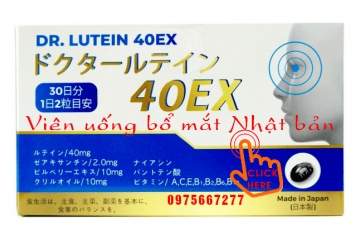 VIÊN UỐNG BỔ MẮT CAO CẤP NHẬT BẢN - D.R LUTEIN 40 EX 